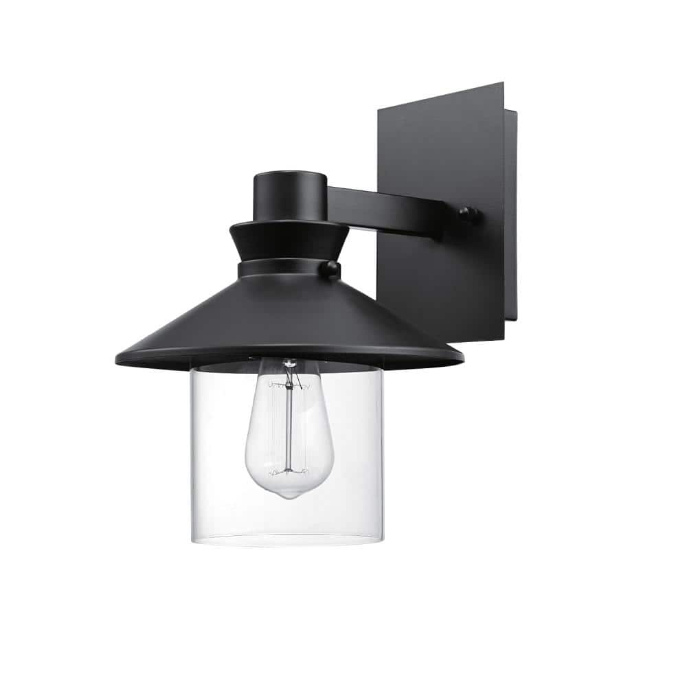 Globe Electric Beckham 1-Light Black high quality Outdoor Wall Lantern Sconce [MSRP $159]