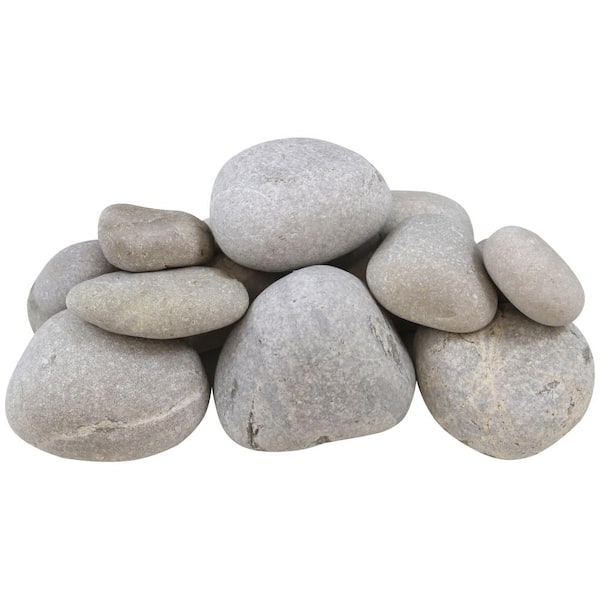 Rain Forest 0.25-cu ft 20-lb White Egg Rock in the Landscaping Rock  department at