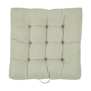 24 x 24 x 5 Deep Seating Outdoor Floor Cushion in Sunbrella Revive Stem