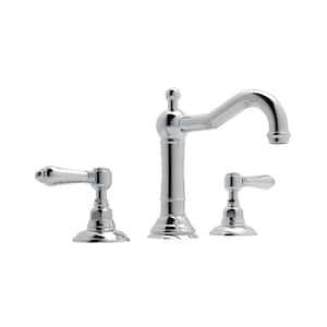 Acqui 8 in. Widespread 2-Handle Bathroom Faucet in Polished Chrome