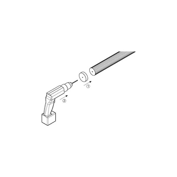 Dolle Prova PA21 Plastic End Cap Drilling Template