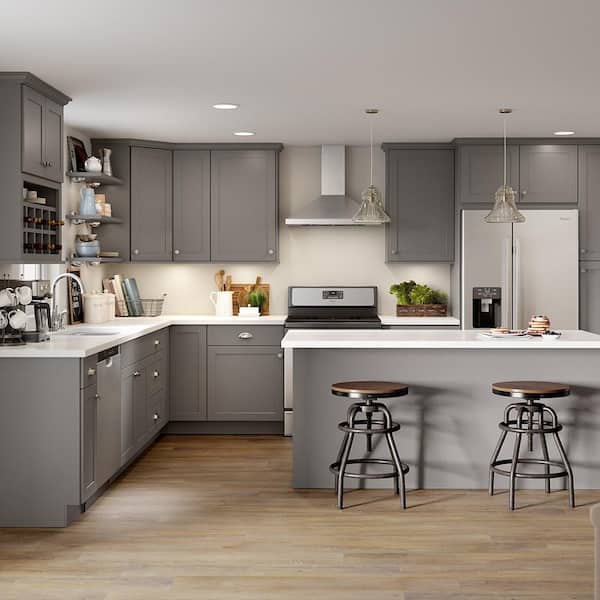 Gray 97 in. x 1.18 in. x 1.18 in. Outside Corner Moulding
