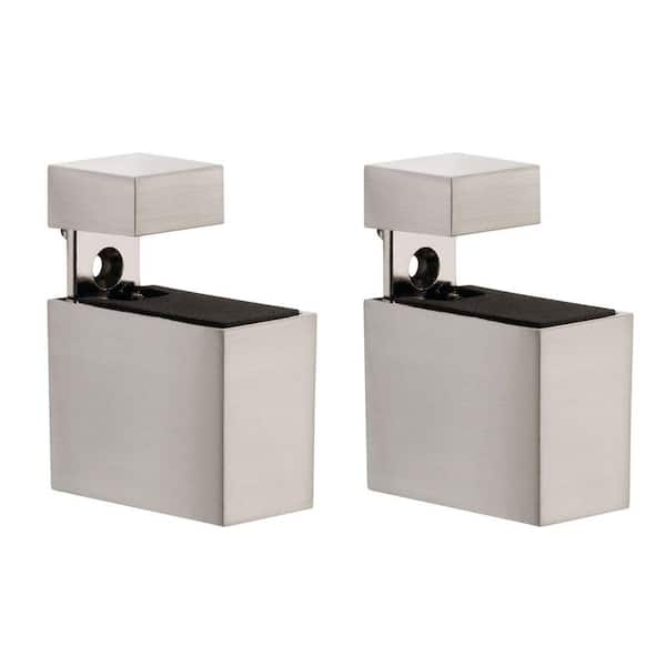 Dolle CUADRO 0.2 in.-0.79 in. Stainless Adjustable Shelf Bracket (2-Pack)