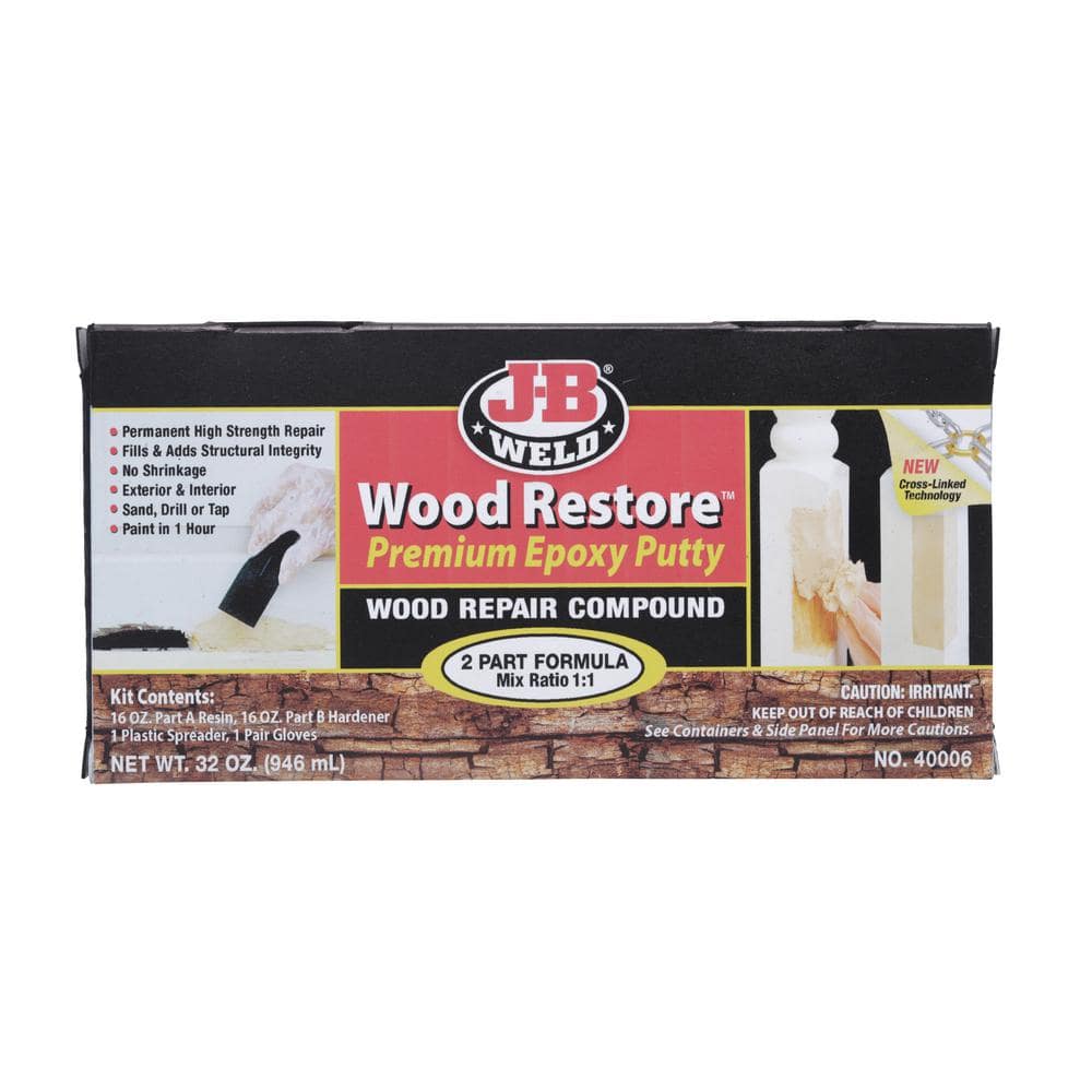 J-B Weld 2 Lbs. Wood Restore Premium Epoxy Putty 40006