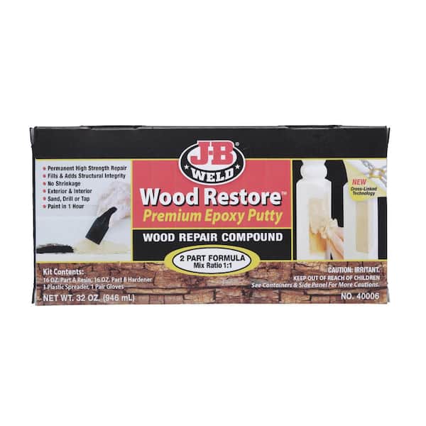 JB Weld 2 lbs. Wood Restore Premium Epoxy Putty 40006