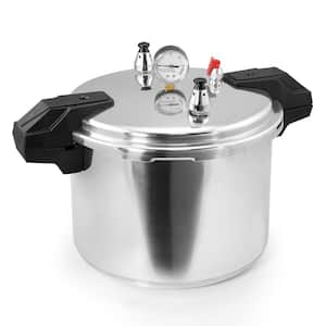 T-fal 6.3 qt. Clipso Stainless Steel Stove Top Pressure Cooker in Silver  P4500734 - The Home Depot