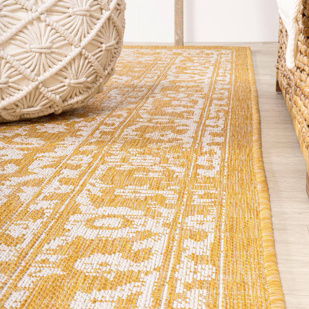 Malta Bohemian Medallion Gray 5x8 Indoor/Outdoor Area Rug