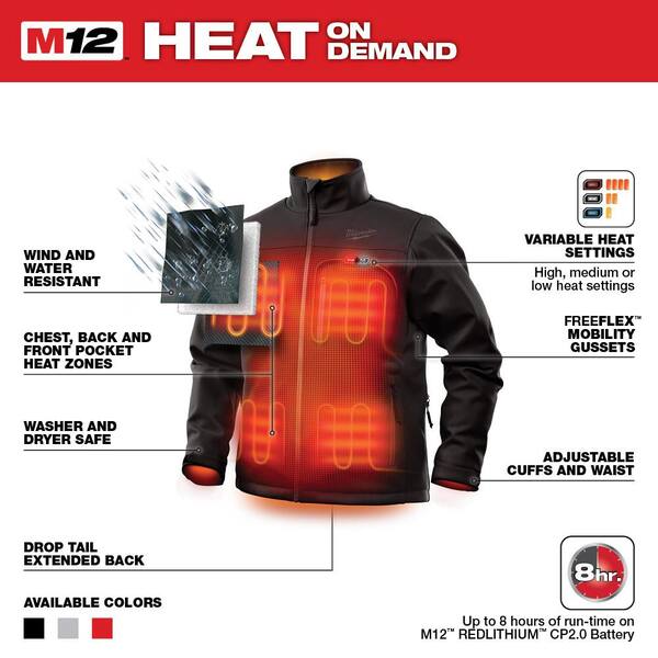 milwaukee heated sweater home depot