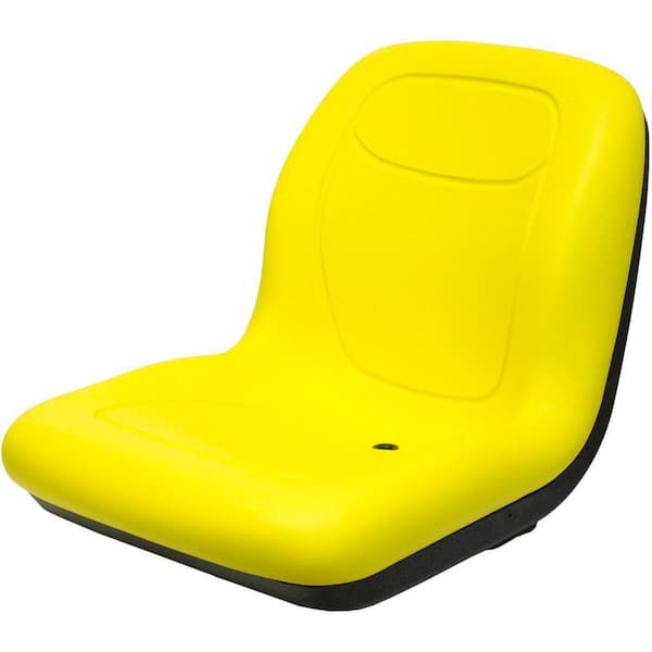 KM 133 Hinged Bucket Seat for Agricultural Tractors and Turf Equipment with Central Drain Hole