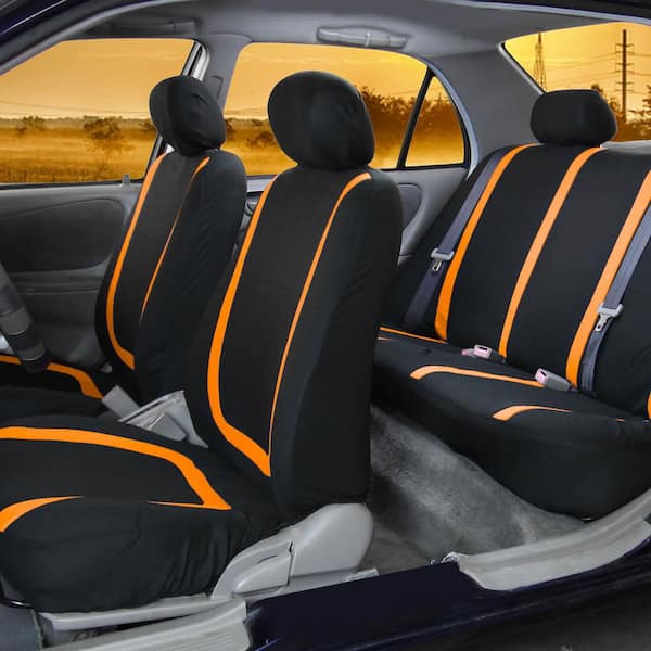 Unique Flat Cloth 23 in. x 1 in. x 47 in. Full Set Car Seat Covers