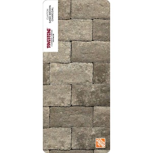 Paper Sample Only of Clayton 3.5 in. W x 7 in. L x 1.77 in. H Sand/Brown/Charcoal Blend Concrete Paver (1-Piece)