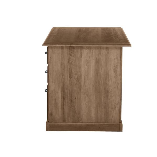 Hondah Solid Wood 70 Inch Modern Dual Sided Storage Executive Desk