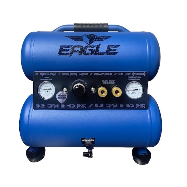 Eagle Silent Series, 1.5 HP, Electric, Oil Free Portable Air Compressor