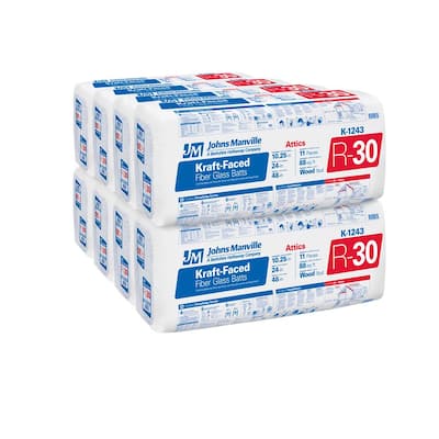 R30 Batt Insulation Building Materials The Home Depot