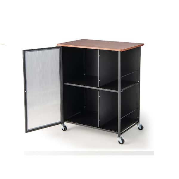 Coffee Bar Accessories and Organizer 2 tier shelf with drawer, Select Color