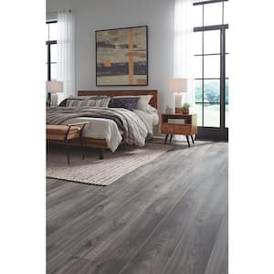 Vert Haus Sandstorm Grey Oak 10 mm T x 7.4 in. x 47.2 in. Waterproof Hybrid Resilient Flooring (27 sq. ft./Case)