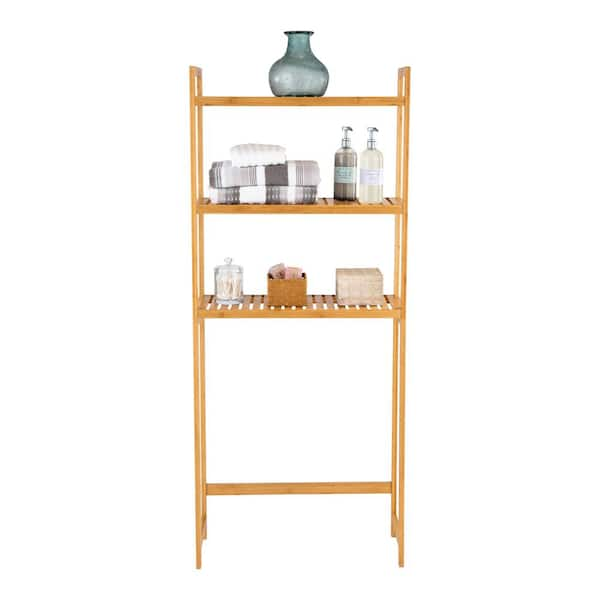 Aionna 3-Tier Over The Toilet Storage Rack Shelves Bathroom Organizer Shelf Space Saver Latitude Run