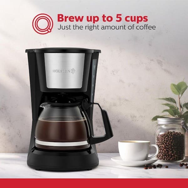Holstein Housewares 5-CUP Coffee Maker