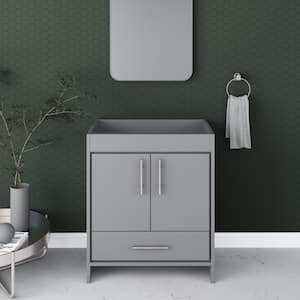 Pacific 30 in. W x 18 in. D Modern Bath Vanity Cabinet Only in Gray