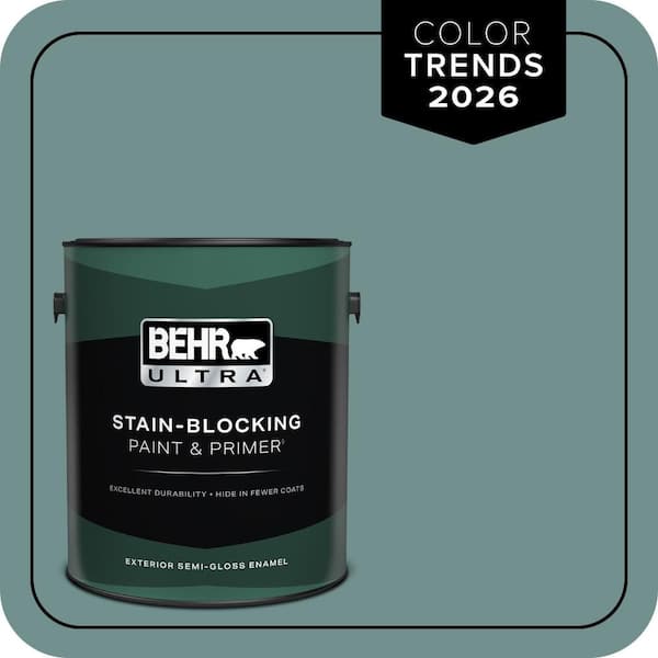 BEHR ULTRA 1 gal. #PPU12-03 Dragonfly Semi-Gloss Enamel Exterior Paint & Primer