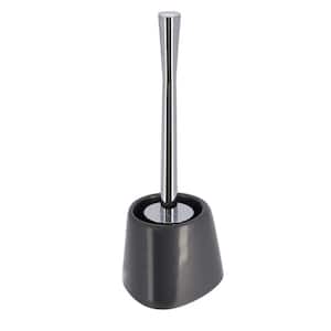 Bath Free Standing Toilet Bowl Brush with Holder Grey