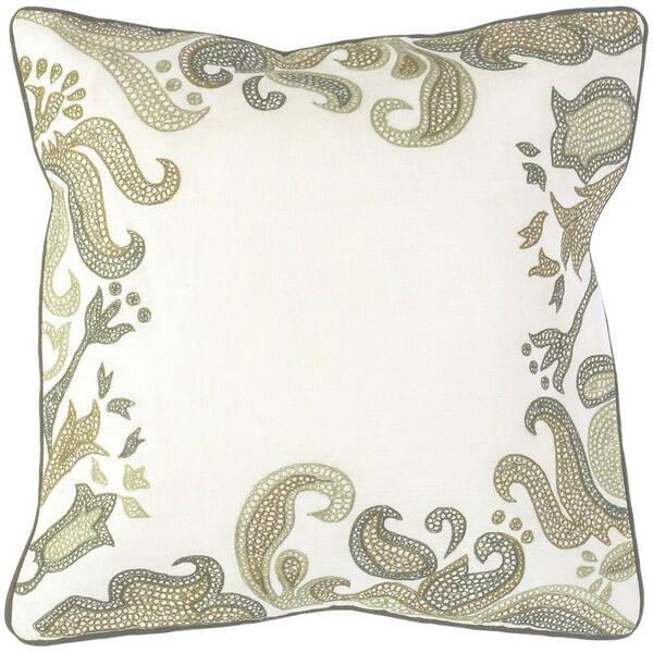 Artistic Weavers Border 18 in. x 18 in. Decorative Down Pillow