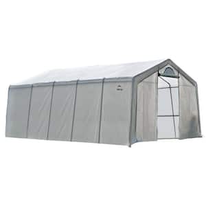 12 ft. W x 20 ft. D GrowIt Heavy-Duty, Walk-Thru Greenhouse with Patent-Pending Stabilizers and Easy-Slide Cross Rails