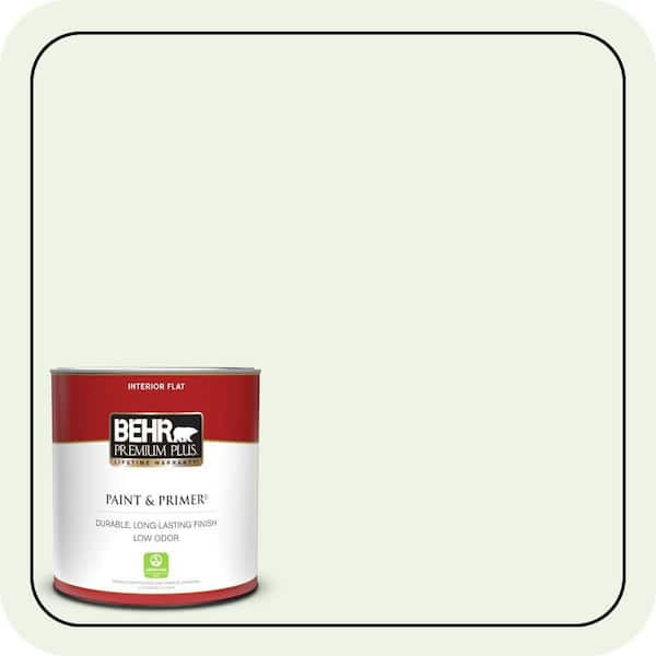 BEHR PREMIUM PLUS 1 qt. #440A-1 Parsnip Flat Low Odor Interior Paint & Primer