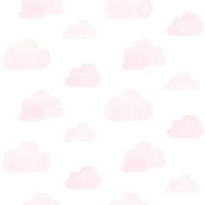 Blue Irie Clouds Matte Paper Non-Pasted Wallpaper Roll