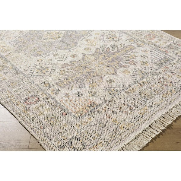 Belfast Taupe/Grey Traditional 5 ft. x 7 ft. Indoor Area Rug