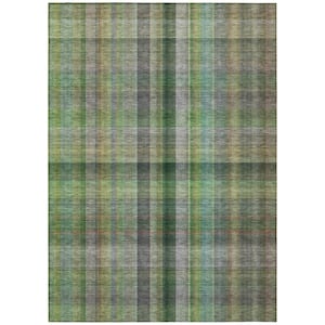 Chantille ACN548 Green 9 ft. x 12 ft. Machine Washable Indoor/Outdoor Geometric Area Rug
