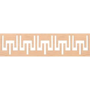 Victory Fretwork 0.375 in. D x 47 in. W x 12 in. L Red Oak Wood Panel Moulding