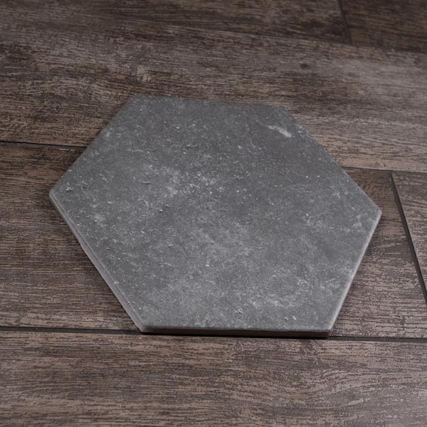 MOLOVO Dakota Hexagon 7.87 in. x 9.45 in. Matte Base Grafito