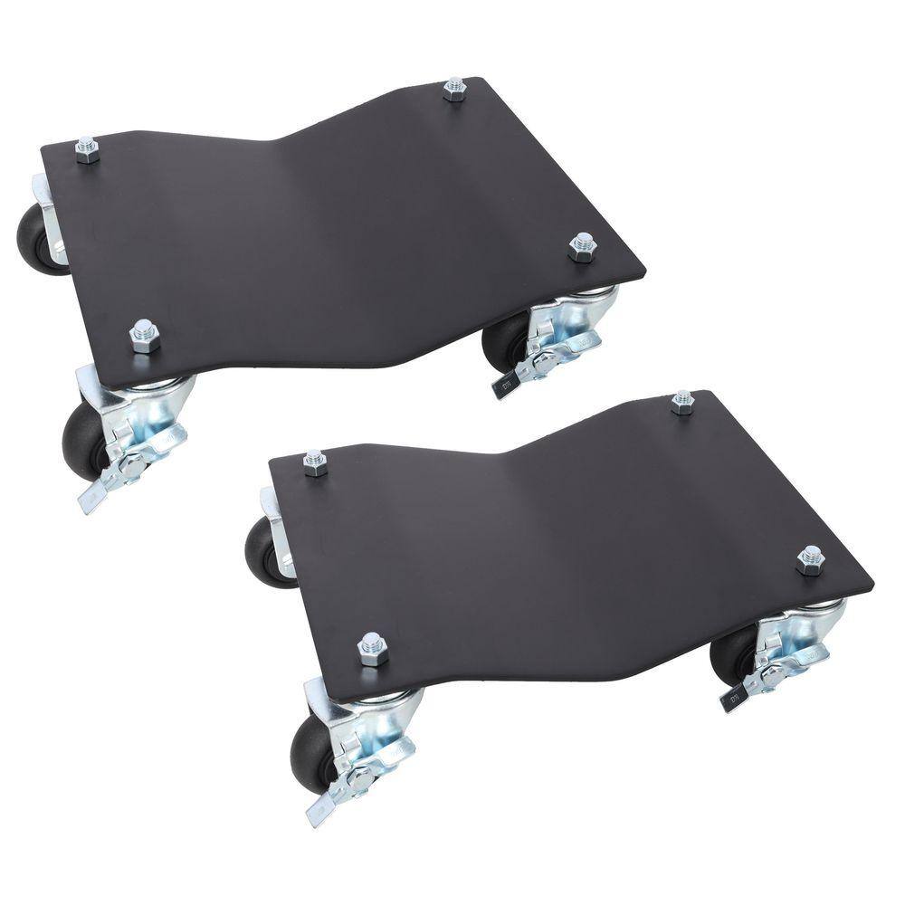 2Pack 2500lbs Capacity Professional Steel Mechanics Creeper Seat, with Tire Skates & Brakes
