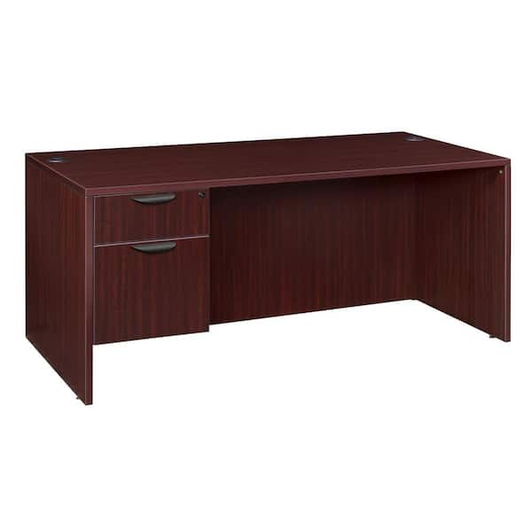 Regency Magons 60 in. Mahogany Single Pedestal Desk HDMSP6030MH