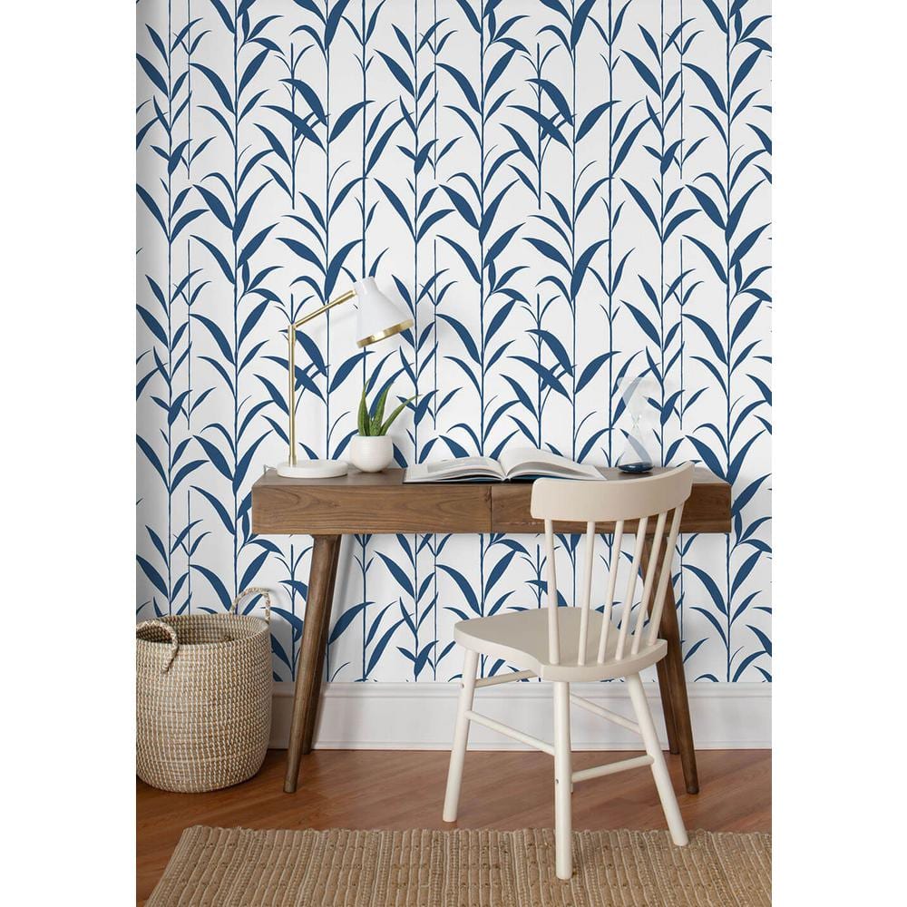 NextWall Bamboo Leaves Peel and Stick Wallpaper