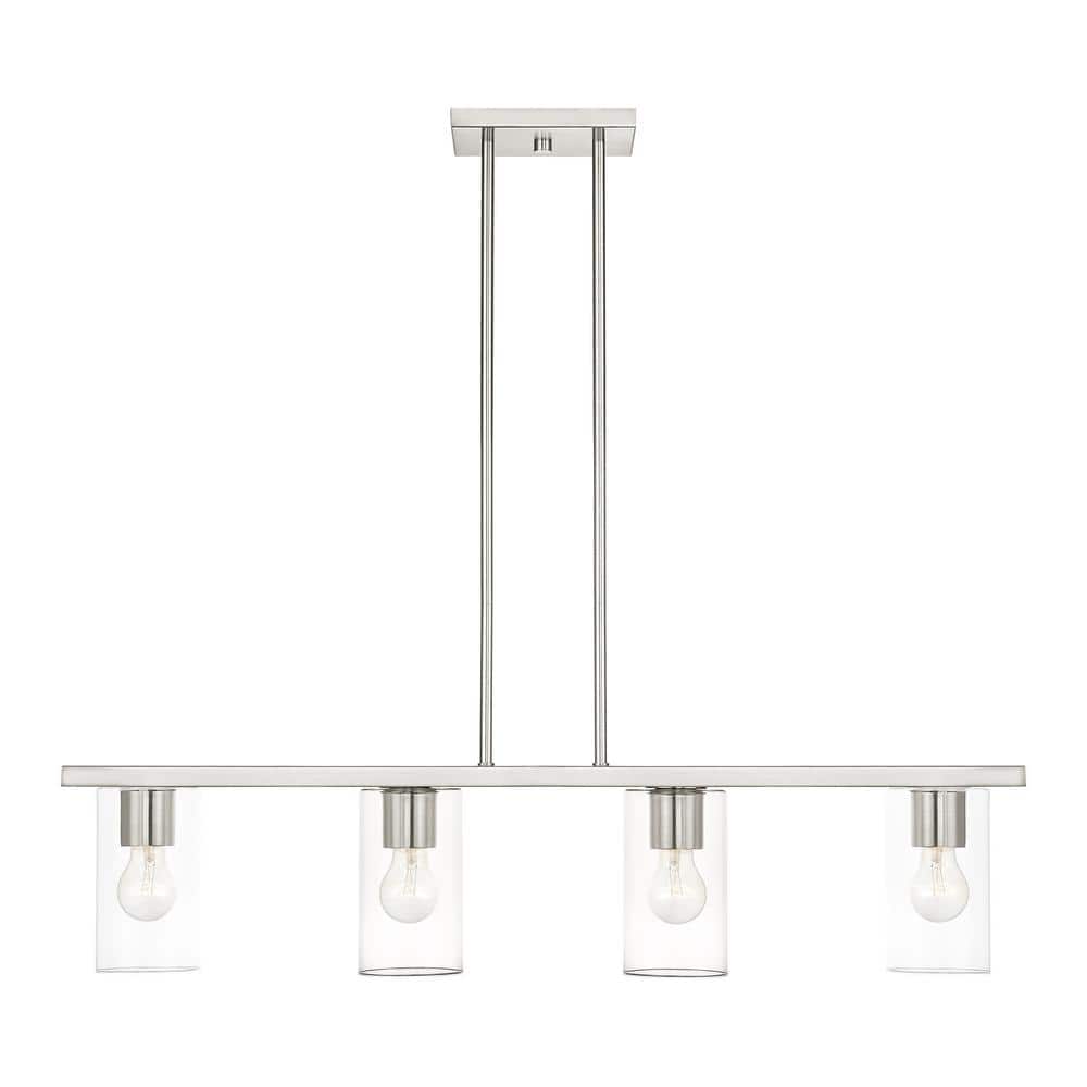 AVIANCE LIGHTING Havendale 4-Light Brushed Nickel Linear