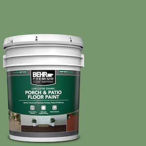 5 gal. #PPU11-03 Botanical Green Low-Lustre Enamel Interior/Exterior Porch and Patio Floor Paint