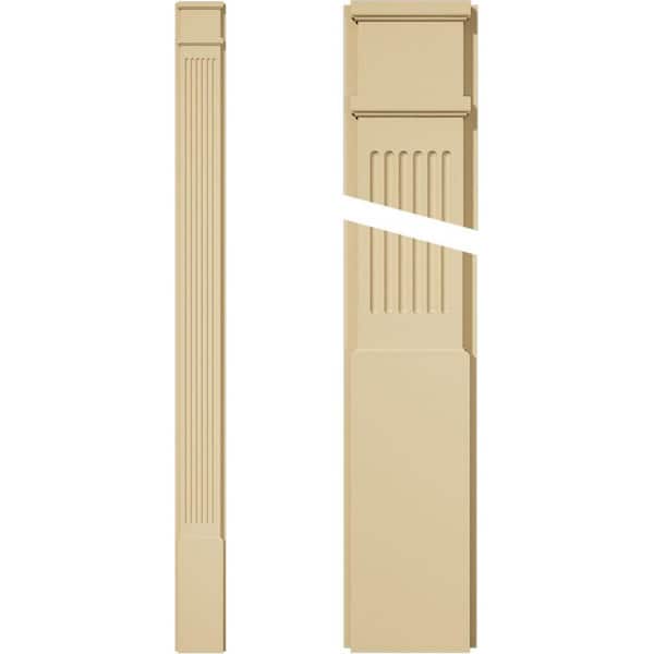 Ekena Millwork 2 in. D x 7 in. W x 90 in. L Primed Polyurethane Pilaster 1-Pack