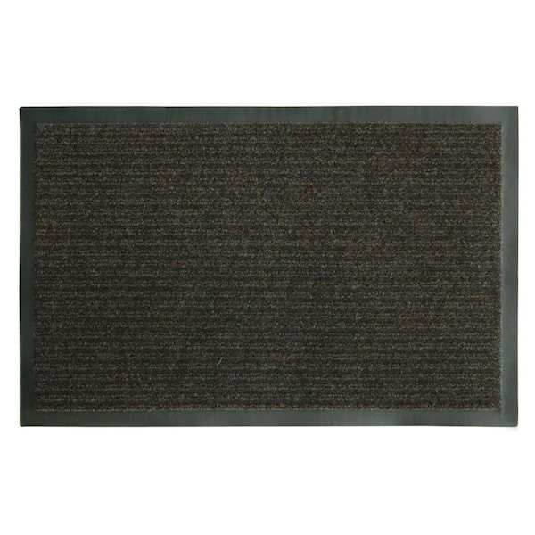 Southern Oaks Dual Rib Mat Brown 18 in. x 28 in.