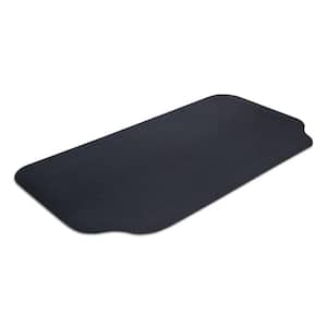 39 in. x 72 in. Black Under-the-Grill Protective Deck and Patio Mat