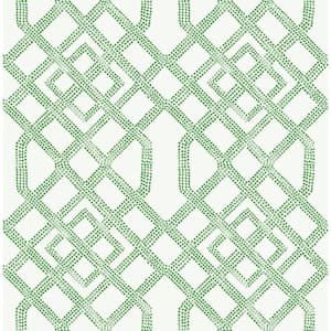 Green Tanner Peel and Stick Wallpaper Sample
