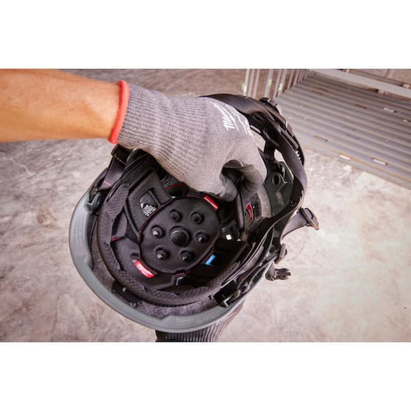 Milwaukee BOLT Gray Type 2 Class C Vented Safety Helmet with