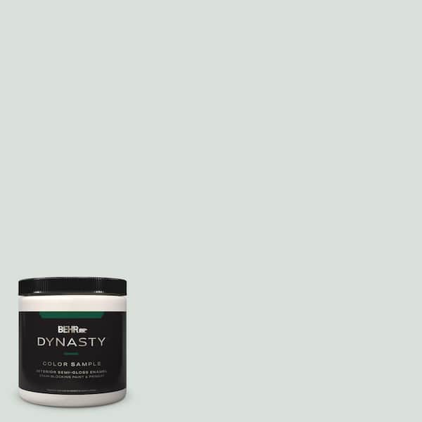 BEHR DYNASTY 8 oz. #N420-1 Juniper Breeze Semi-Gloss Enamel Stain-Blocking Interior/Exterior Paint & Primer Sample