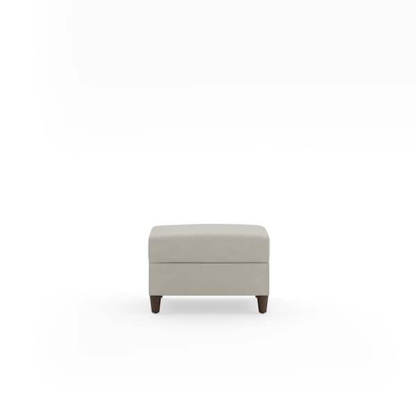 HOMESTYLES Blake Beige Modern Square Ottoman