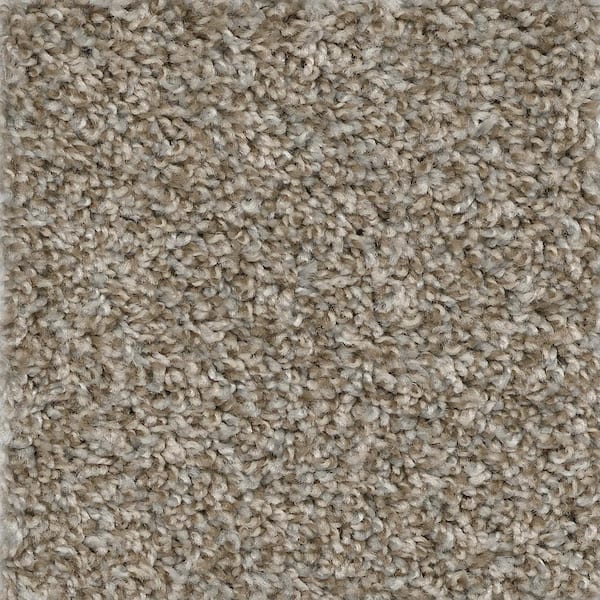 TrafficMaster Montrose - Sonic - Beige 35 oz. SD Polyester Texture ...