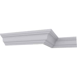 SAMPLE - 3/4 in. x 12 in. x 2-1/4 in. Polyurethane Classic Crown Moulding