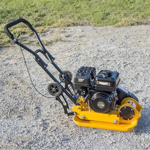 6.5 HP 196 cc Plate Compactor with 3,000 lbs. Compaction Force
