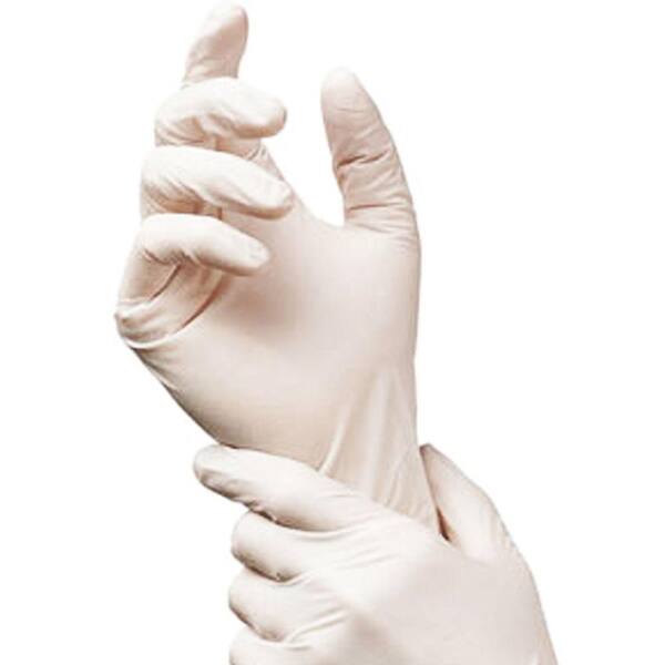 Safe Handler Powder Free Multipurpose Premium Medium Latex Gloves (100-Count)