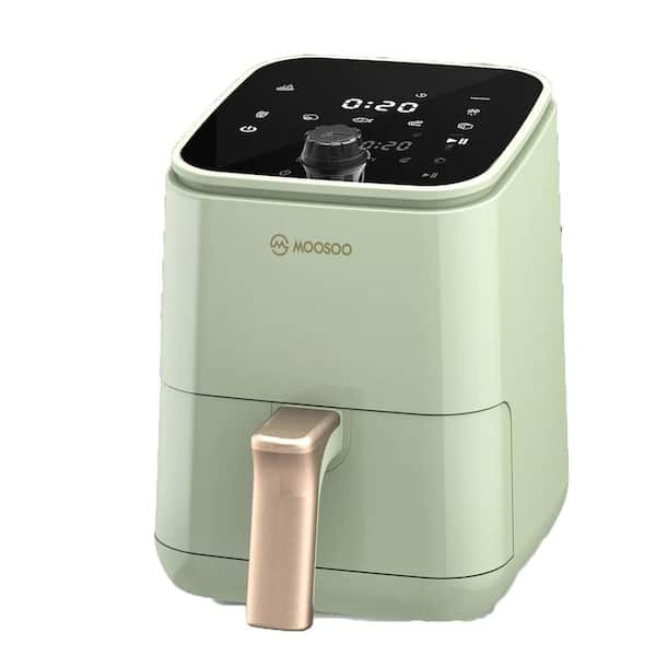 MOOSOO New 2 Qt Air Fryer with Touchscreen, Green 
